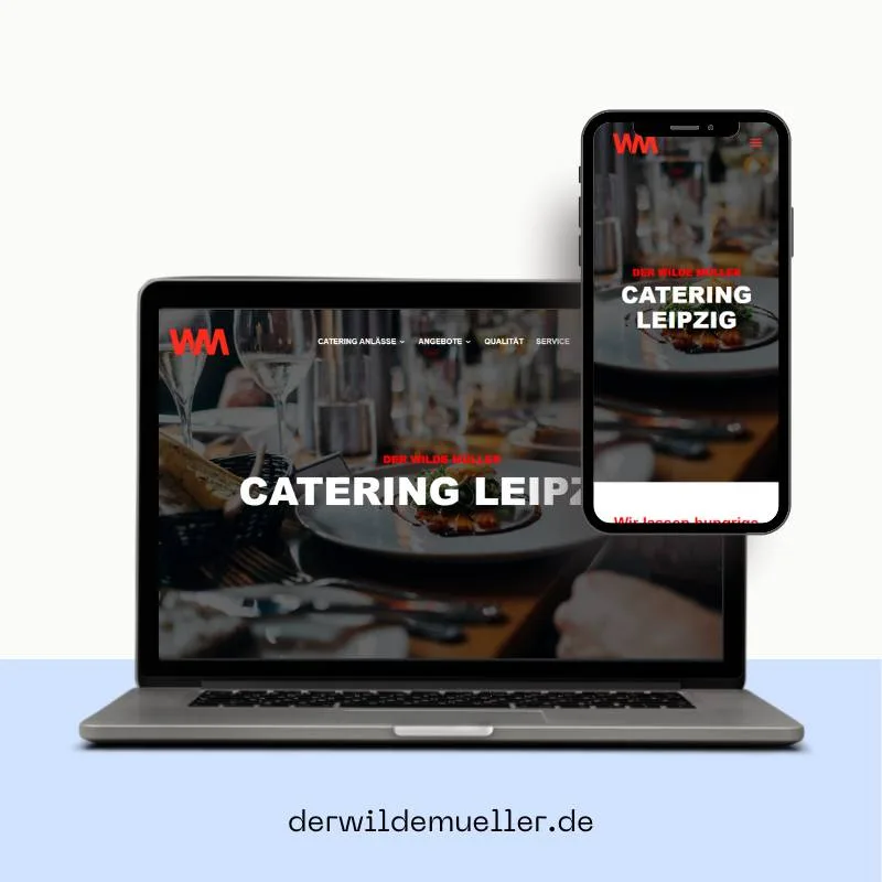 Der Wilde Mueller Catering Website