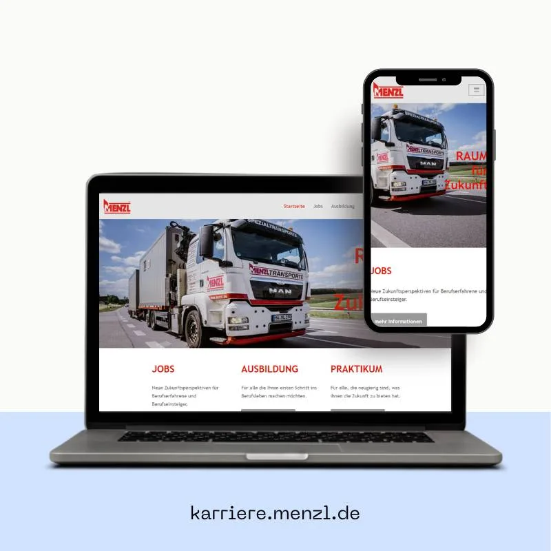 Menzl Logistik — Karrierewebsite