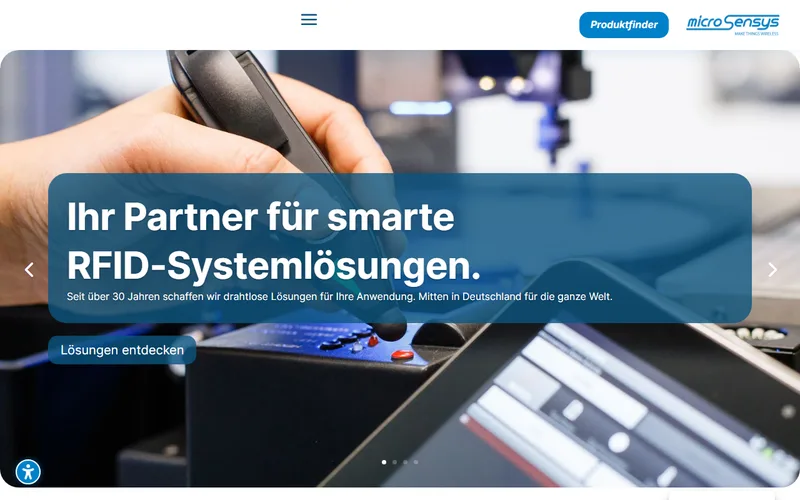 microsensys.de — Live-Screenshot