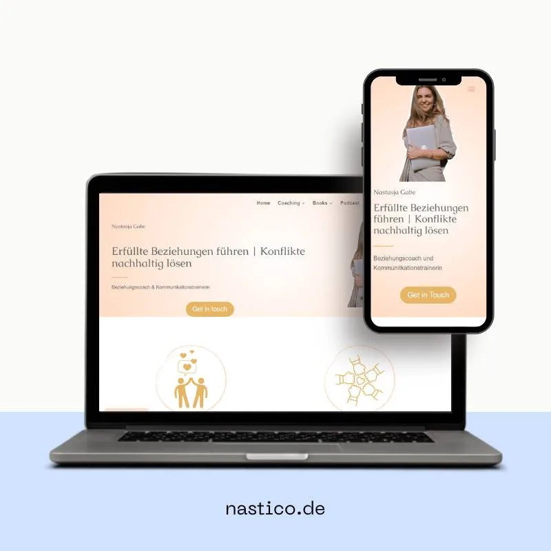 nastico.de — Nastasja Gabe (Website von Adfera)