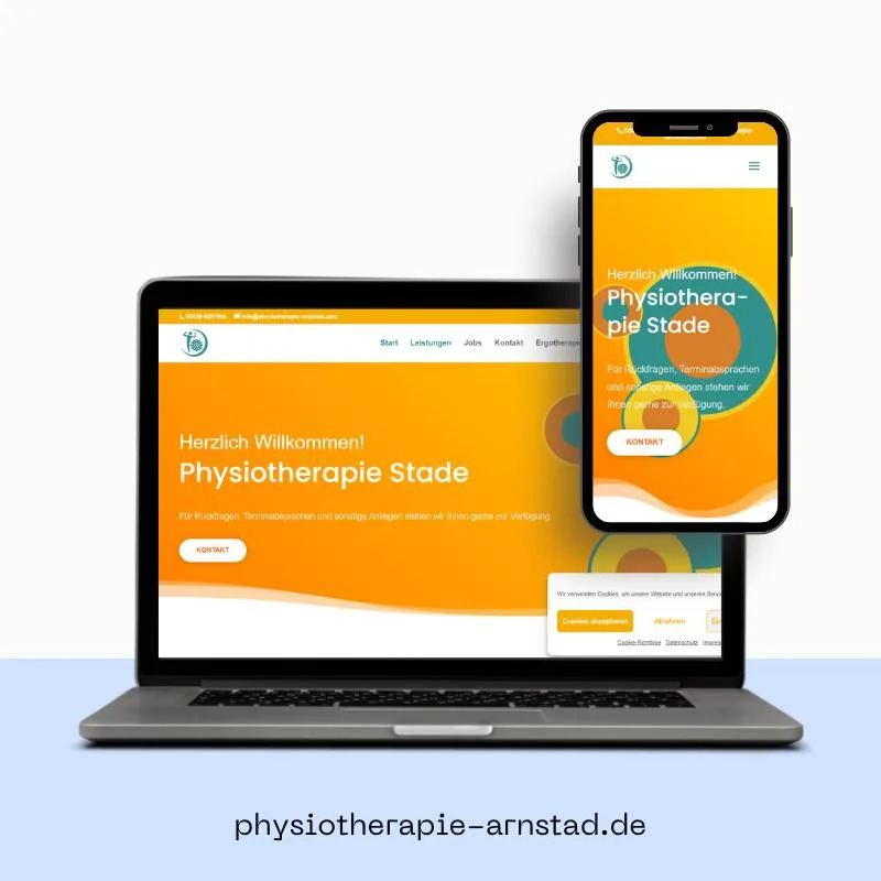 Physiotherapie und Ergotherapie Praxis-Websites