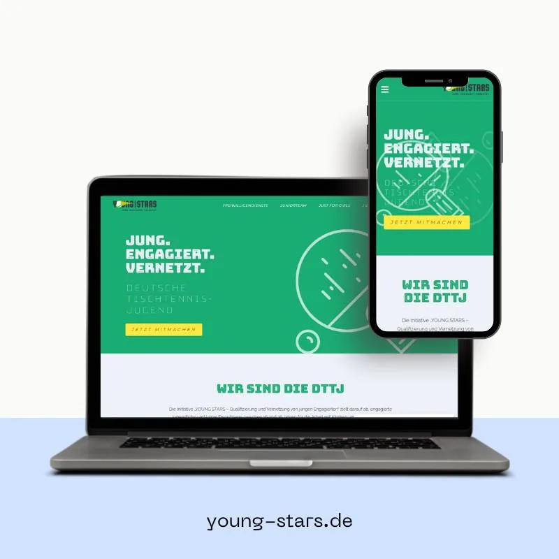 Tischtennis Jugendverband Young Stars Website