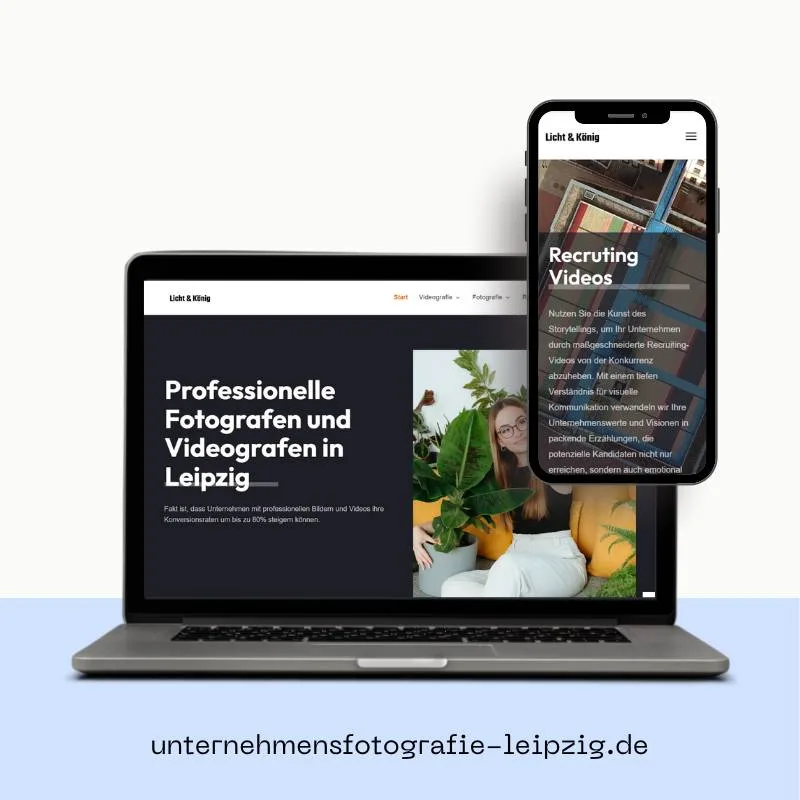 Unternehmensfotografie Leipzig Website