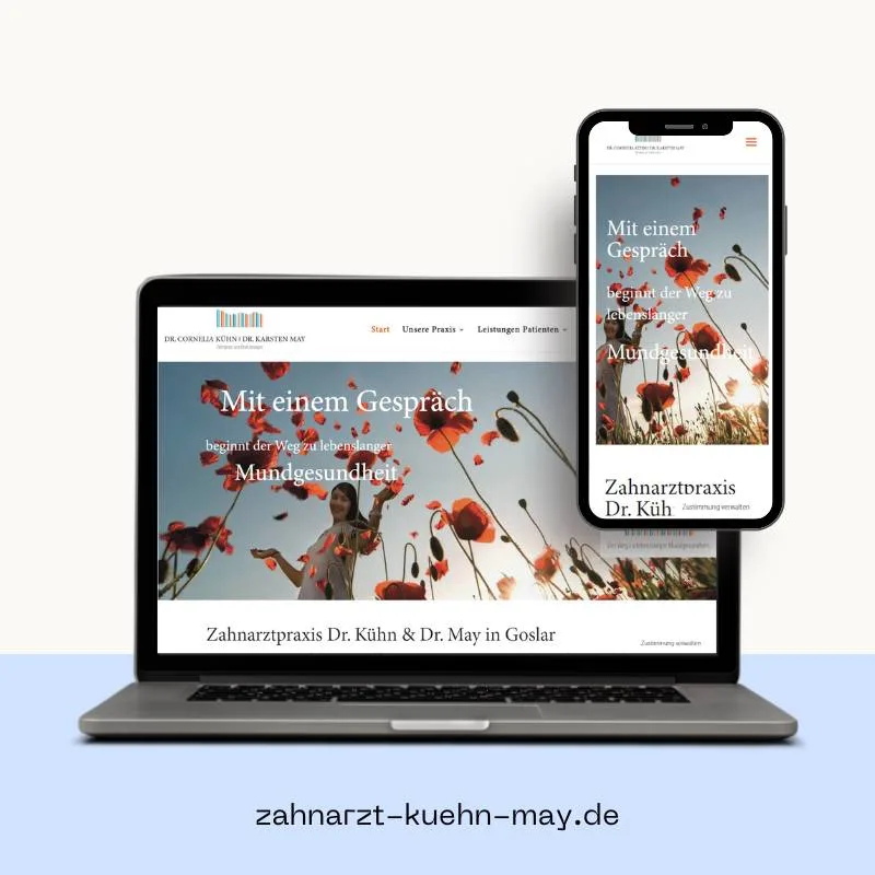 Zahnarztpraxis Kuehn & May Website