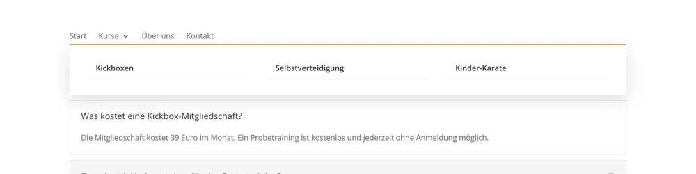 Divi 5 Mega-Menü ohne Plugin: vollbreites Dropdown mit Spalten